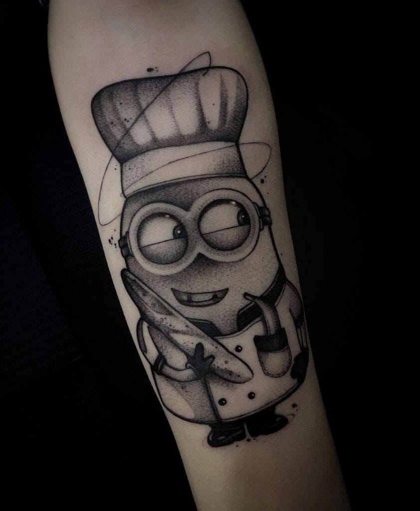 Fantastic Chef Minion Tattoo