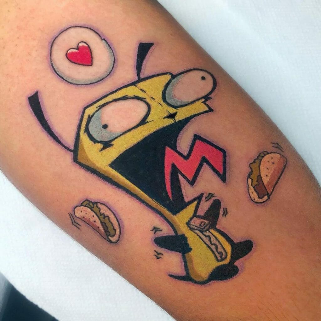 Favourite Food And Gir Tattoo