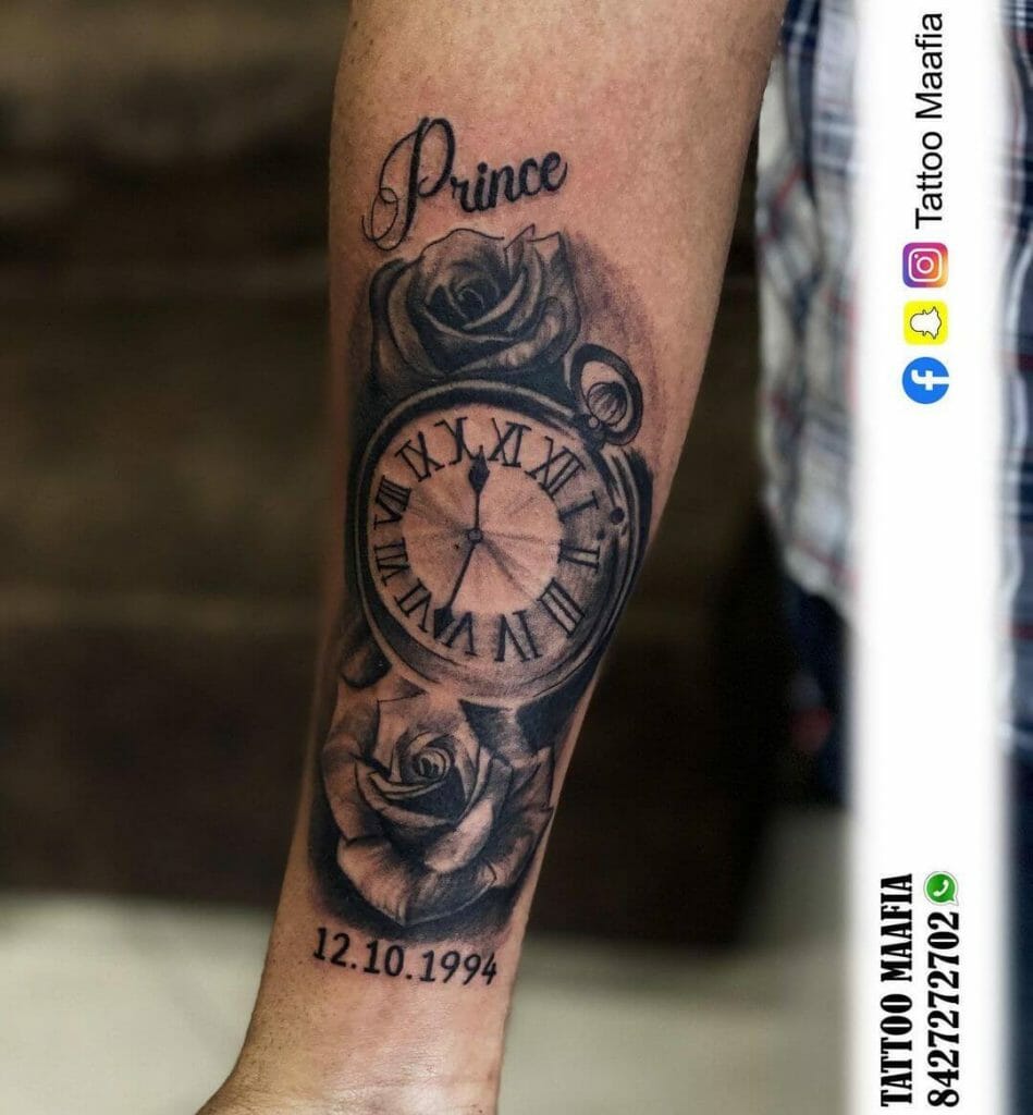 10 Best Flower And Clock Tattoo Ideas That Will Blow Your Mind 
