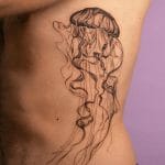 Geometric Jellyfish Tattoos