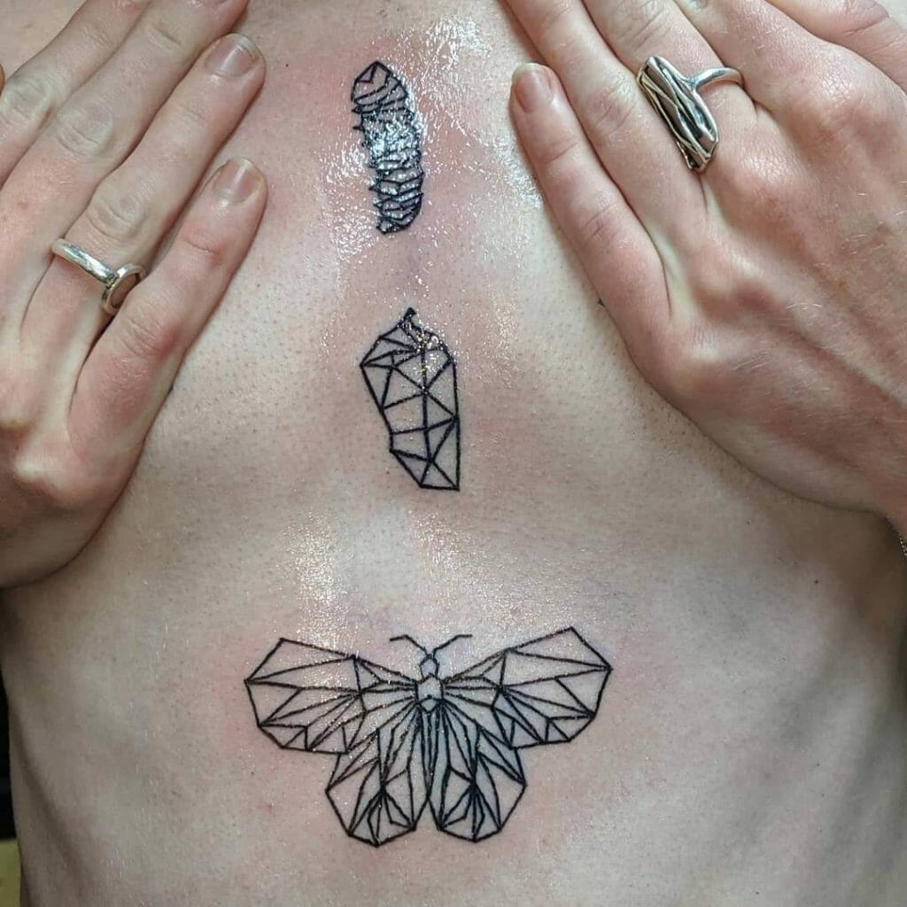 Geometry Butterfly Metamorphosis Tattoo