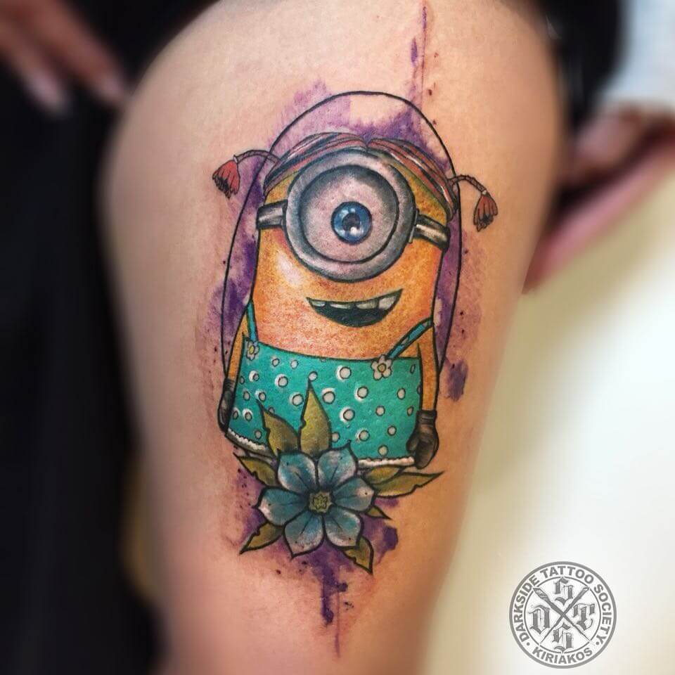 Girl Minion Tattoo