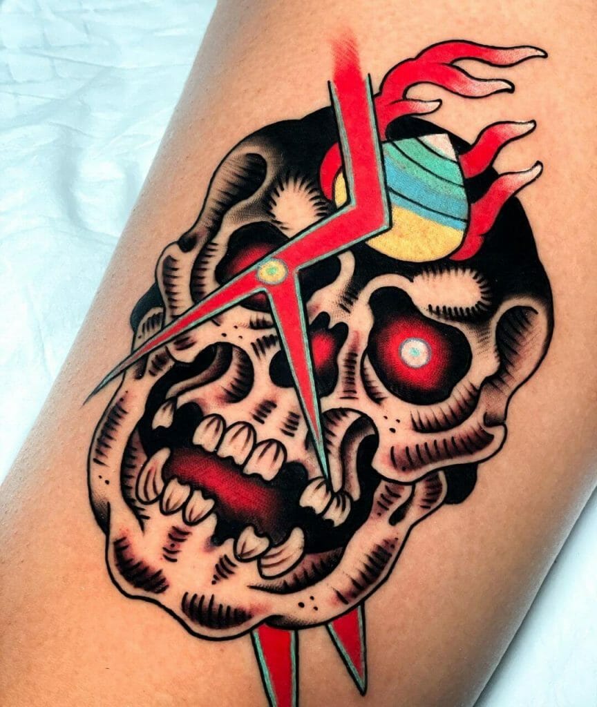 Japan Skull Tattoo