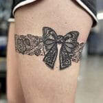 Lace Bow Tattoos