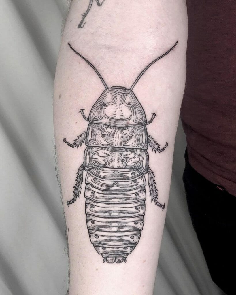Madagascar Hissing Cockroach Tattoo