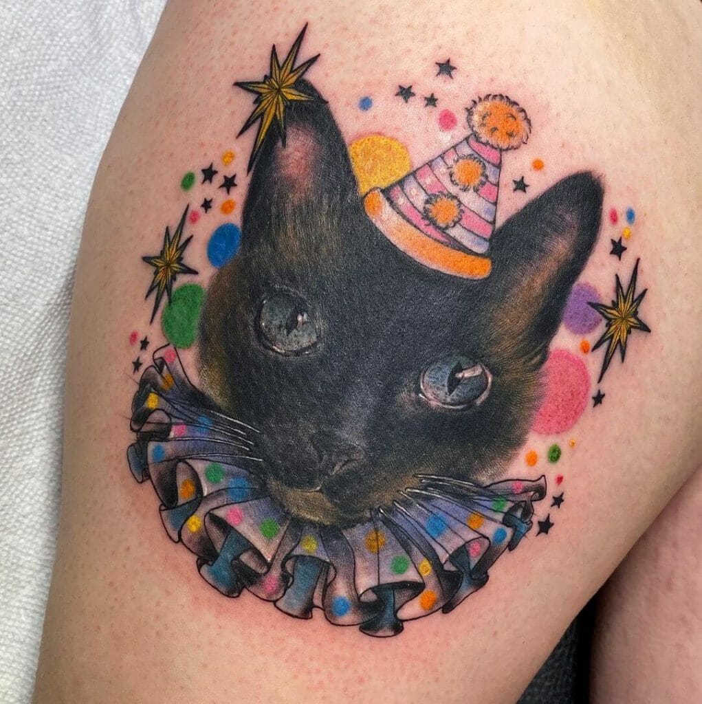 Memorial Cat Tattoo