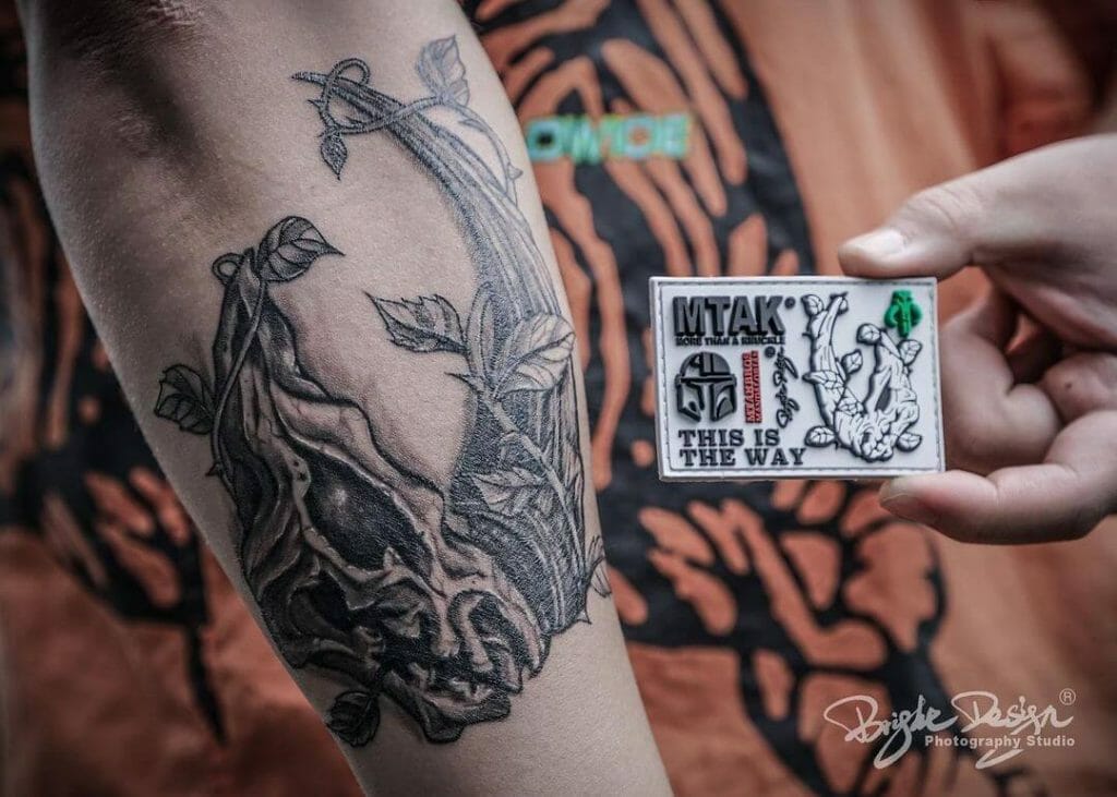 Mudhorn Leaf Tattoo