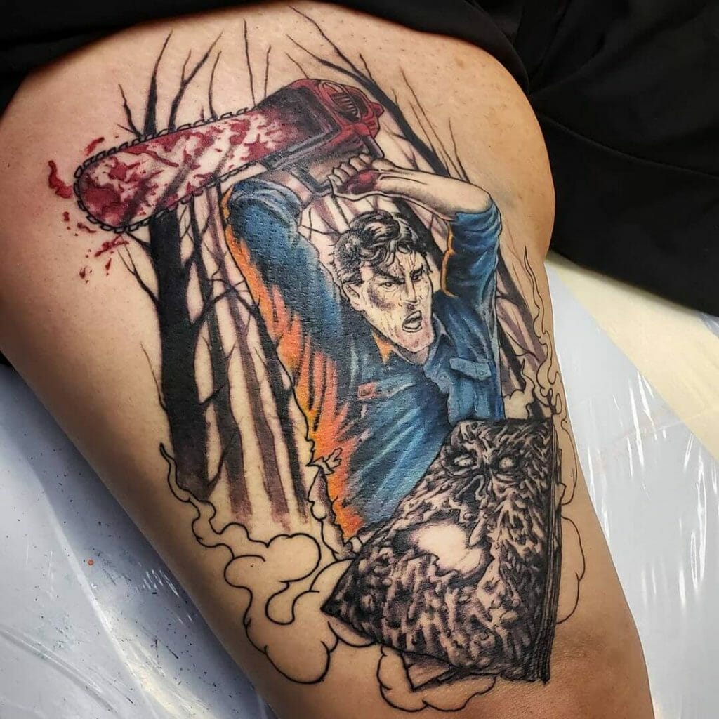 Necronomicon Evil Dead Tattoo