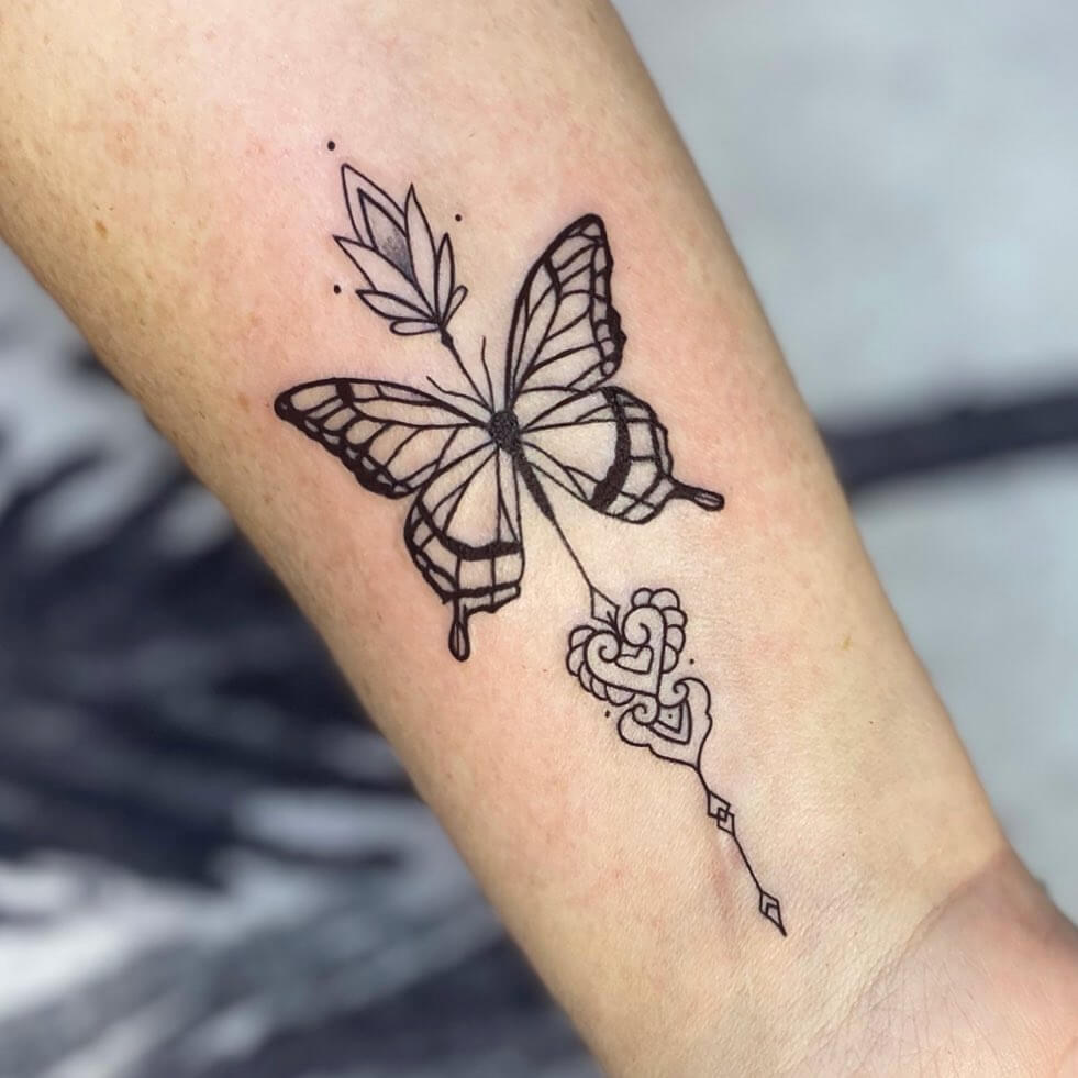 New Beginning Butterfly Tattoos