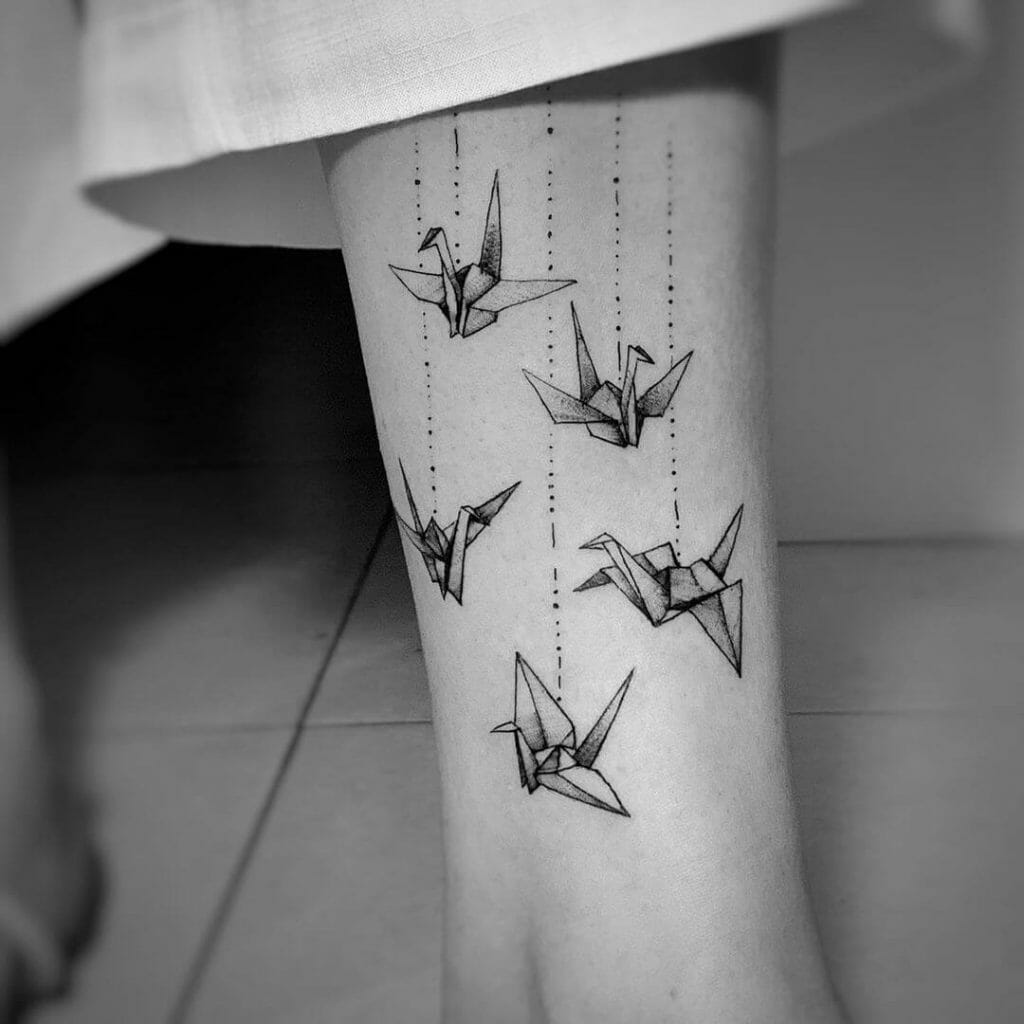 Predictor Bloody Confront origami animal tattoo Visible Coalescence Melt