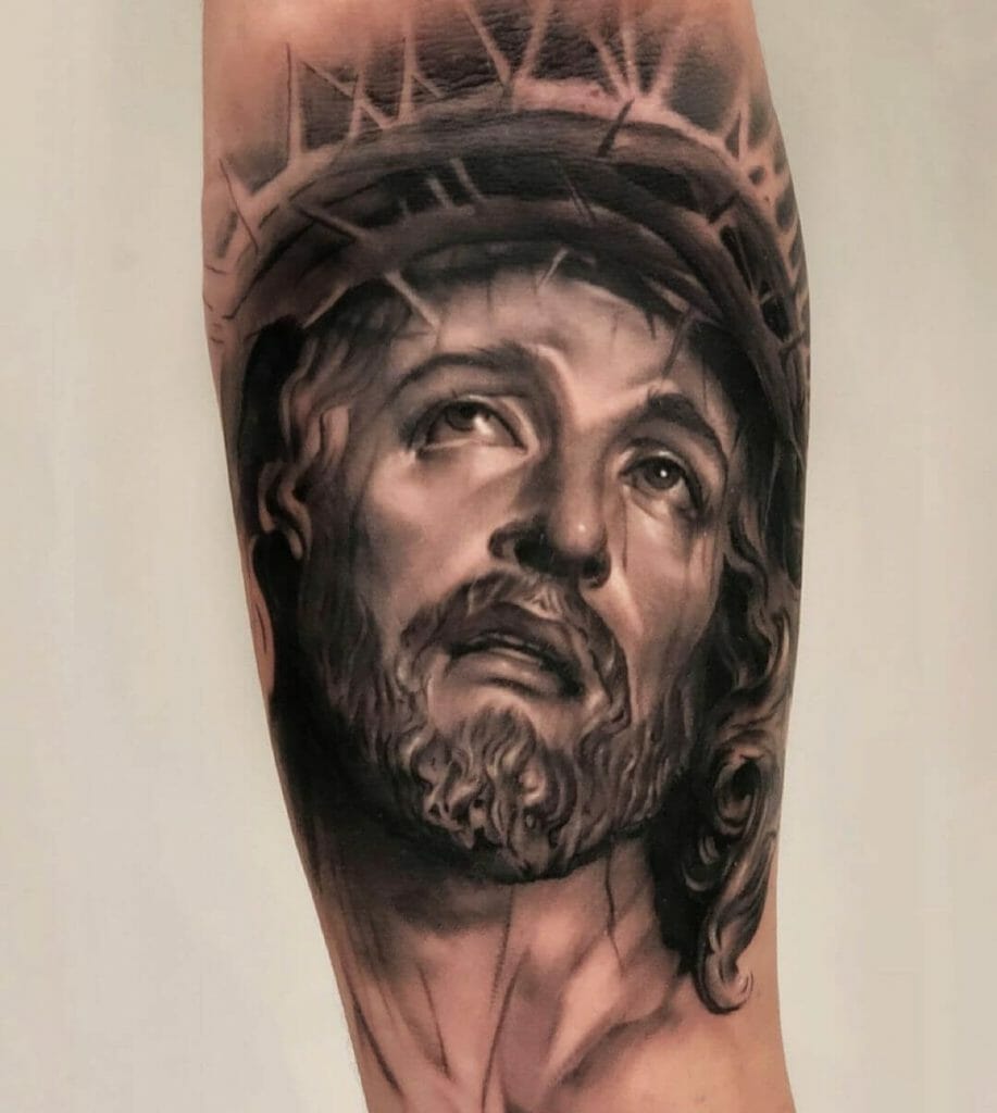 Portrait Jesus Tattoo