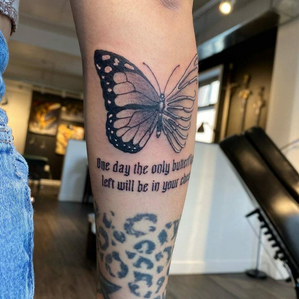 Realistic Butterfly Tattoo Illustrations