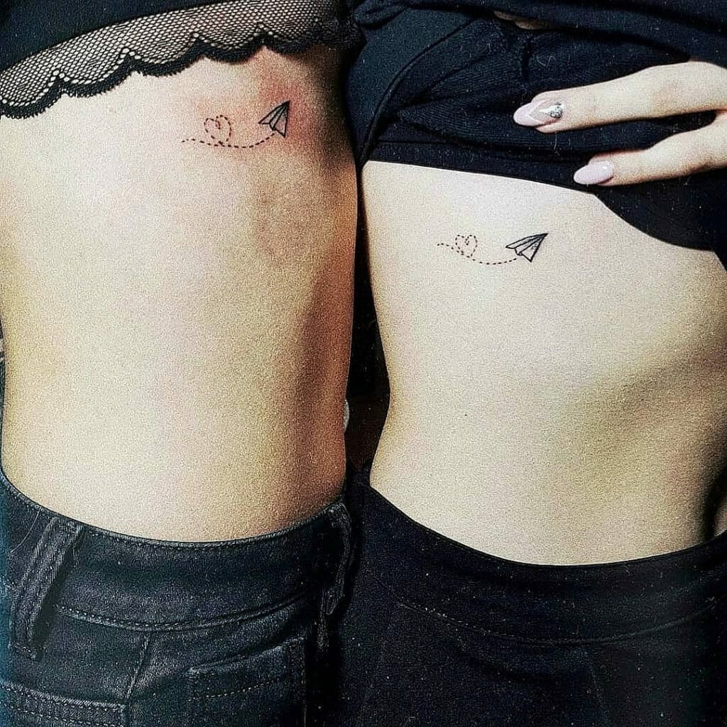 Simple Heart on Hip Tattoo for Wanderers