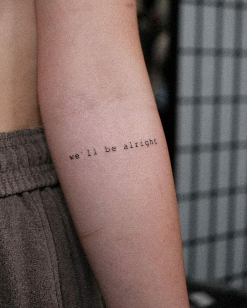 Small Tattoos With A Message