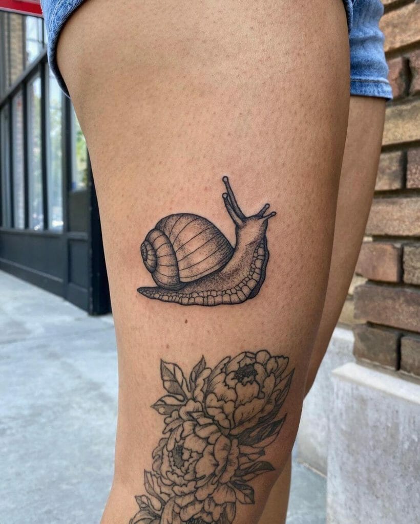 Snail Shell Tattoo Design