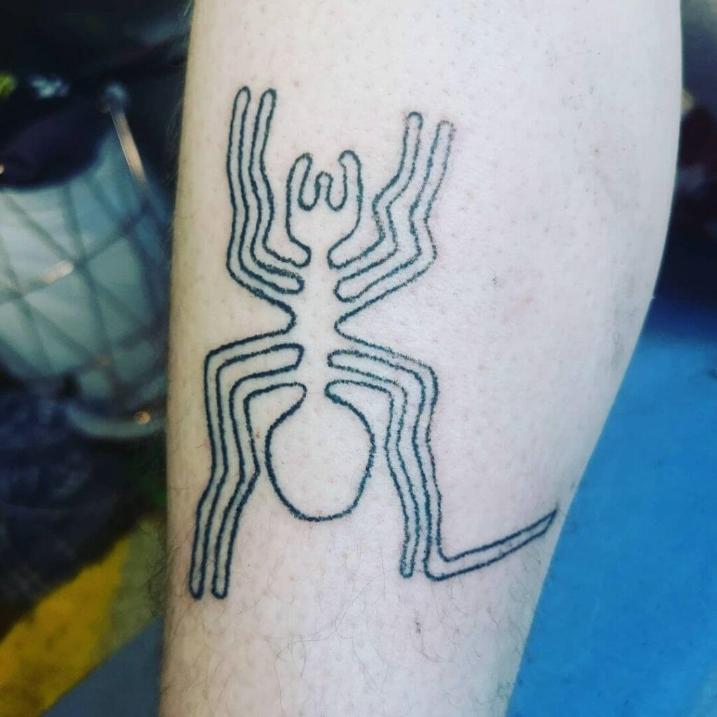 Spider Nazca Lines Tattoo