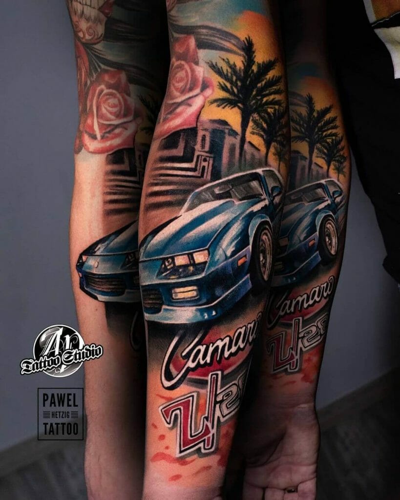 The Chevrolet Camaro Body Art