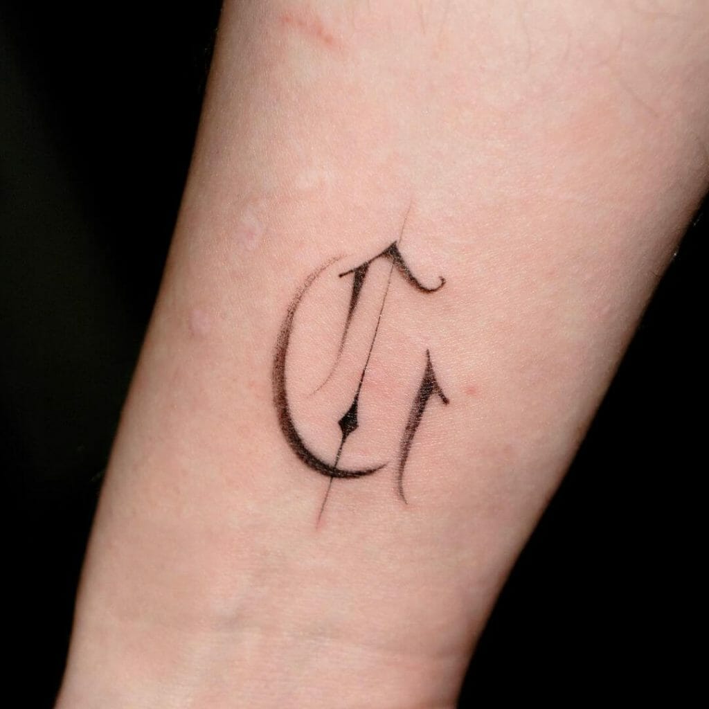 g letter henna tattoo design - YouTube