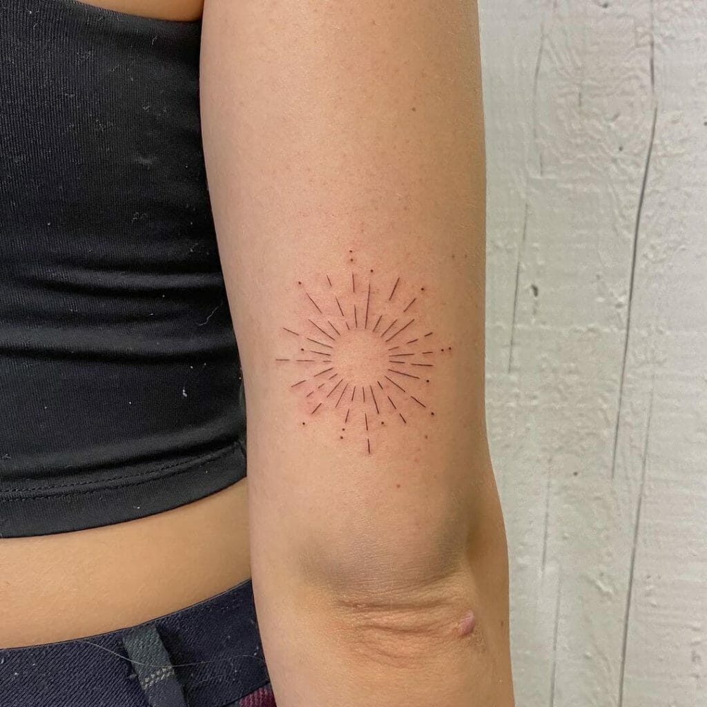 The Sun Tattoo Design
