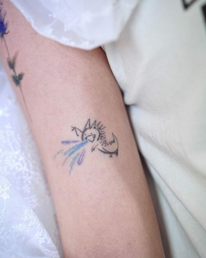 Tiny Dragon Tattoo