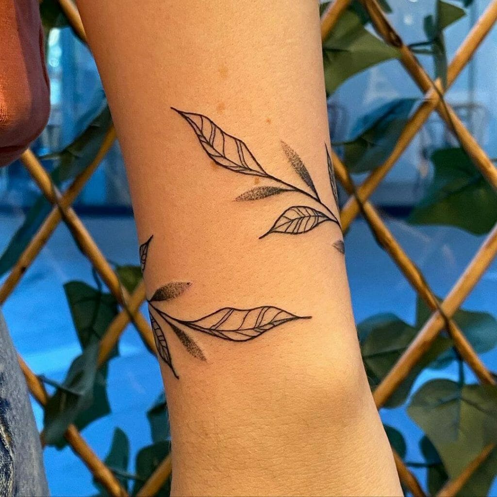 Traditional Leaf Vine Tattoo Ideas