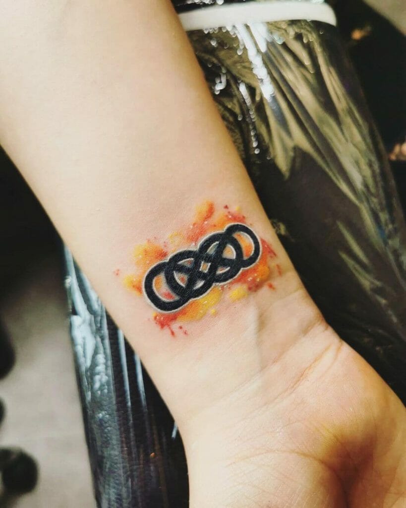 Unique Double Infinity Symbol Wrist Tattoo