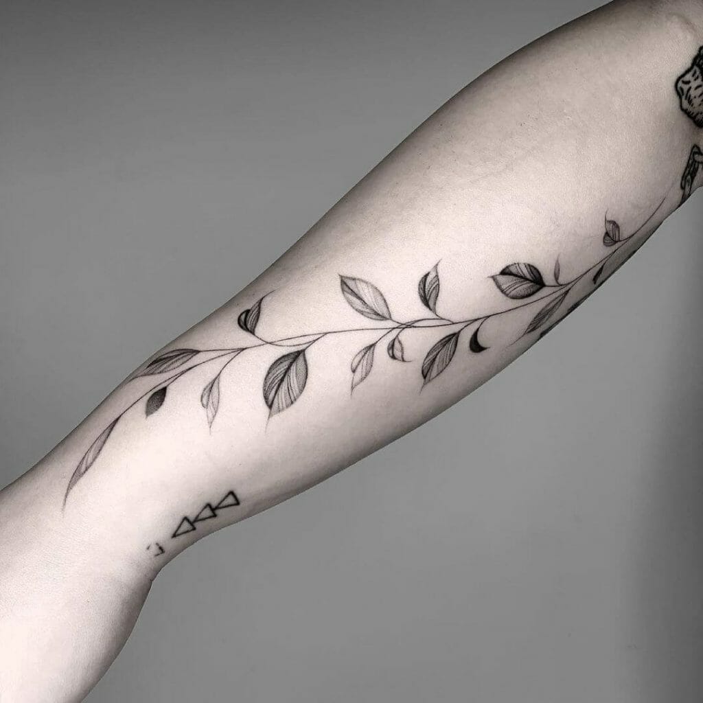 Vine Tattoo Ideas For Arm Sleeve Design
