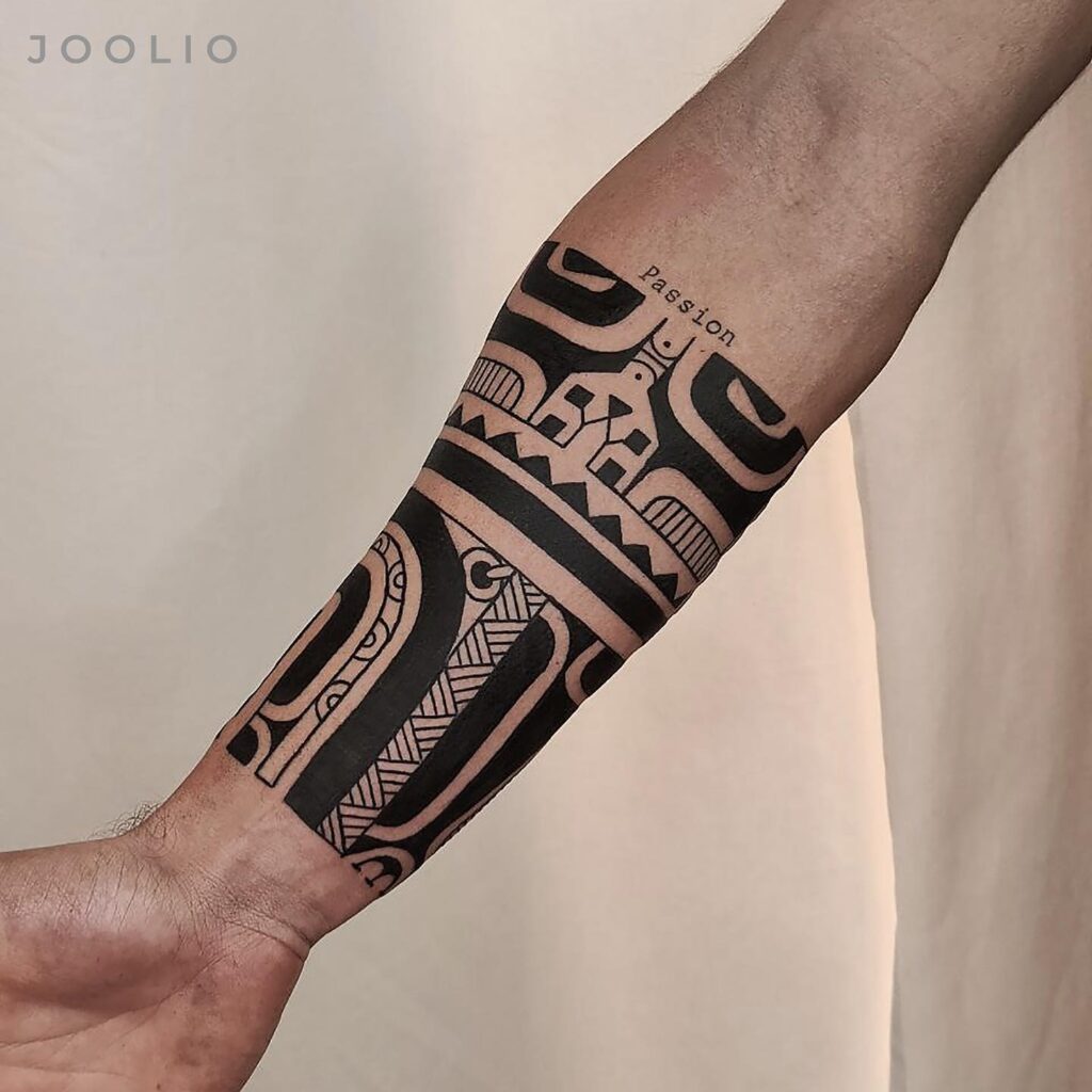 Simple Tribal Tattoo Arm