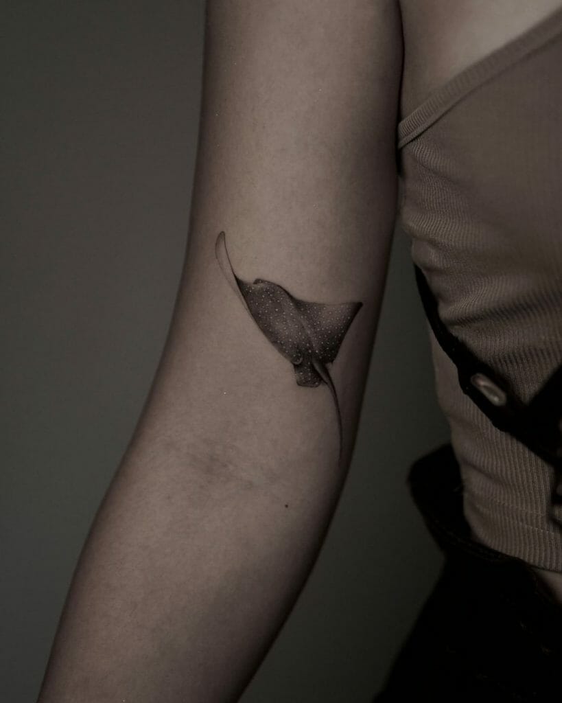 Amazing Arm Tattoo Ideas With A Small Stingray