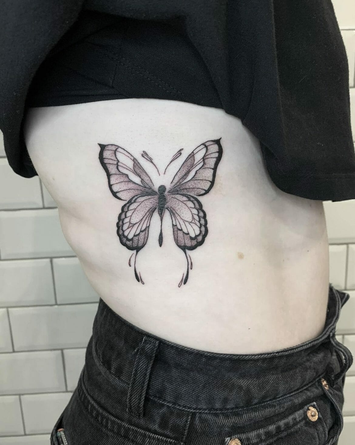 101 Best Butterfly Tattoo Ribs Ideas That Will Blow Your Mind! - Outsons