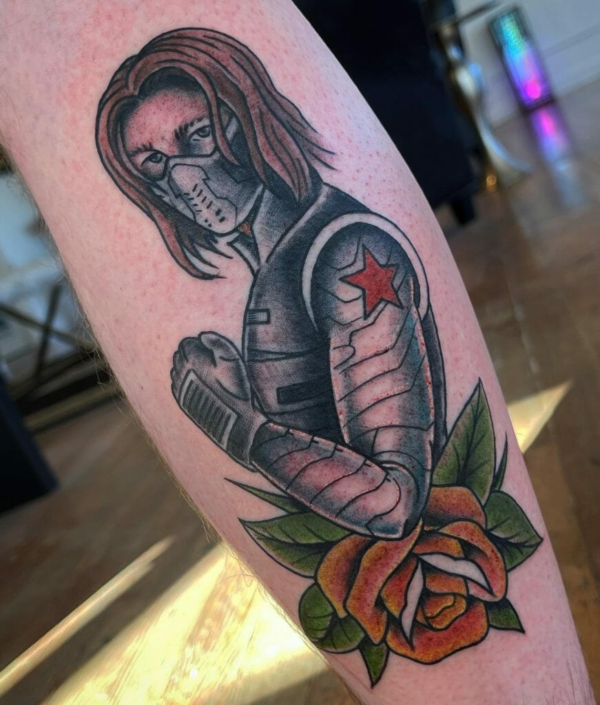 Awesome Marvel Tattoo Ideas With Bucky Barnes