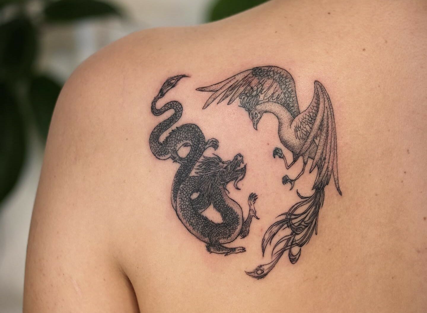 101 Best Dragon and Phoenix Tattoo Ideas That Will Blow Your Mind! - Outsons