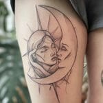 Best Small Moon And Sun Tattoo Ideas