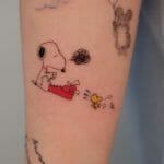 Best Snoopy and Woodstock Tattoo