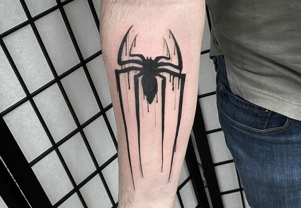 Best Spiderman Logo Tattoo ideas