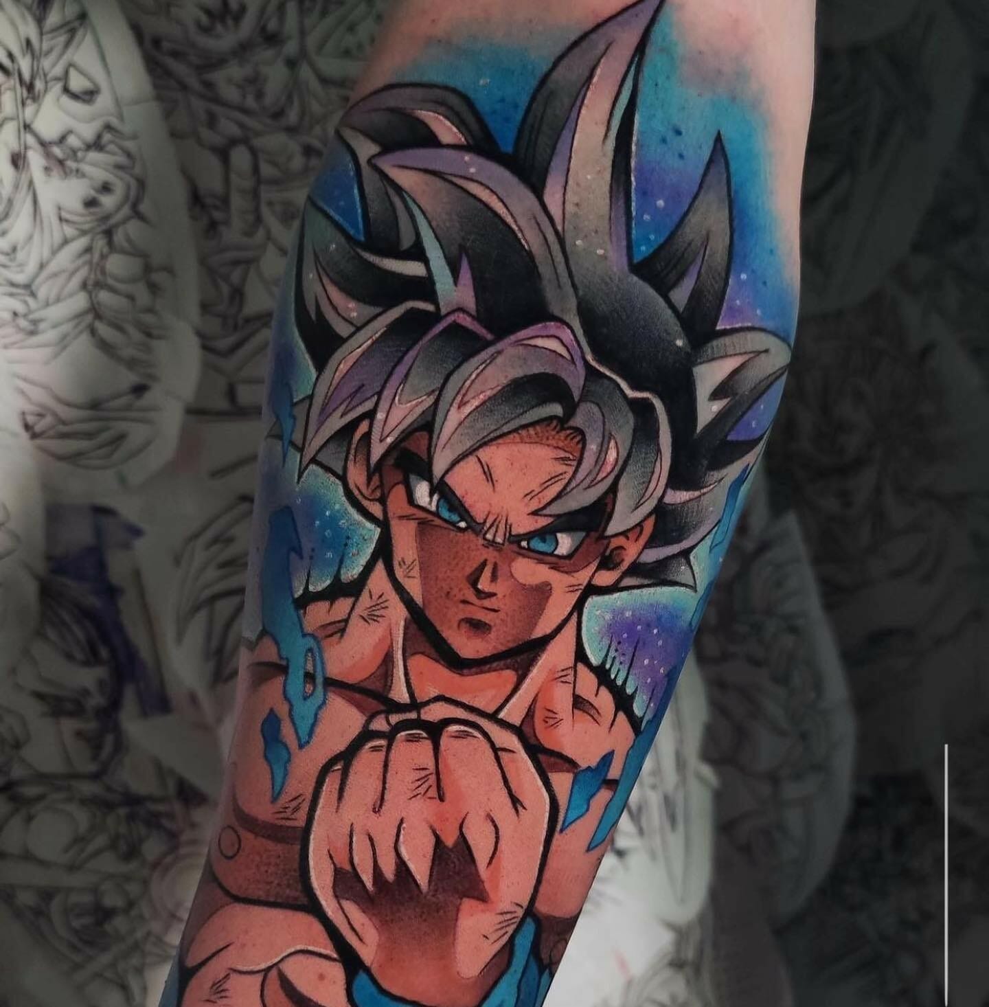 ArtStation  Son Goku  カカロット  Tattoo
