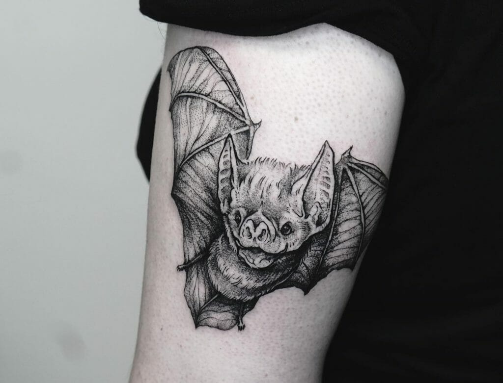Best Vampire Bat Tattoo