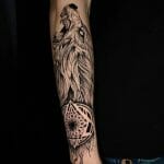 Best Wolf Half Sleeve Tattoo