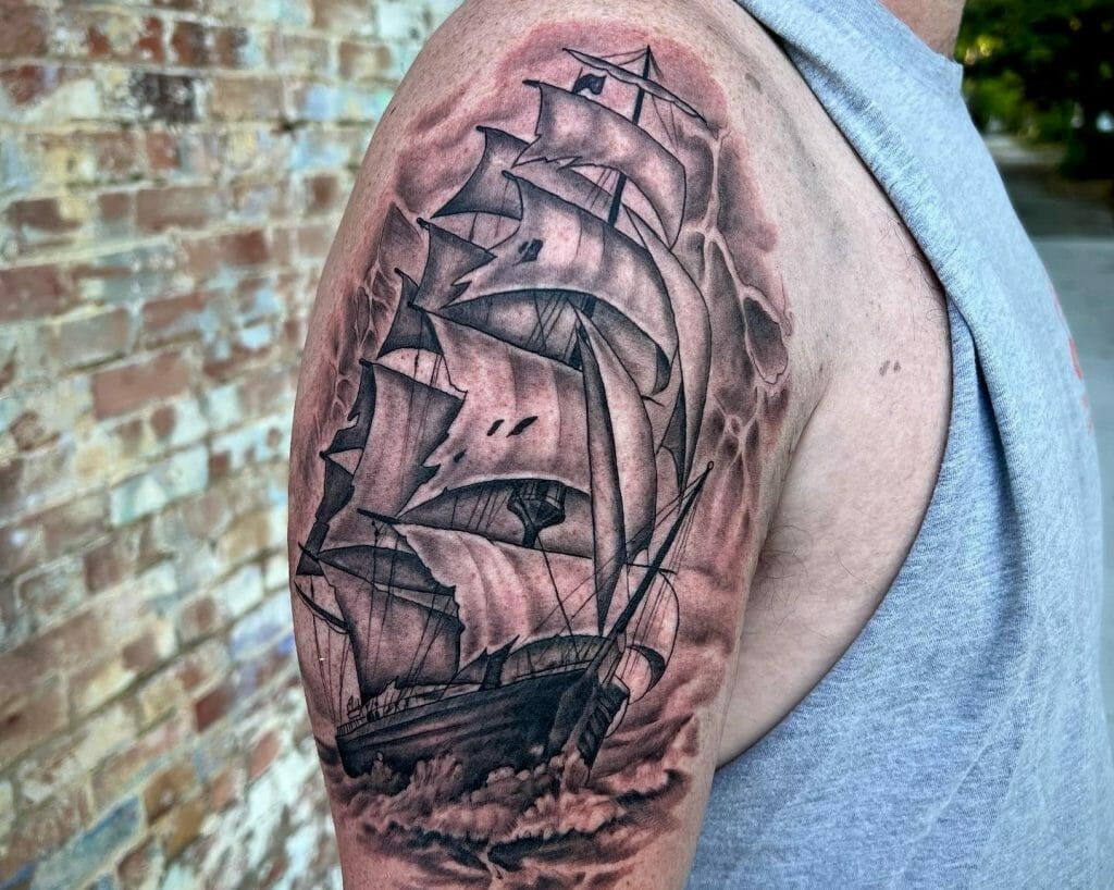 Best pirate ship tattoos