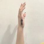 Best small Cross Tattoo