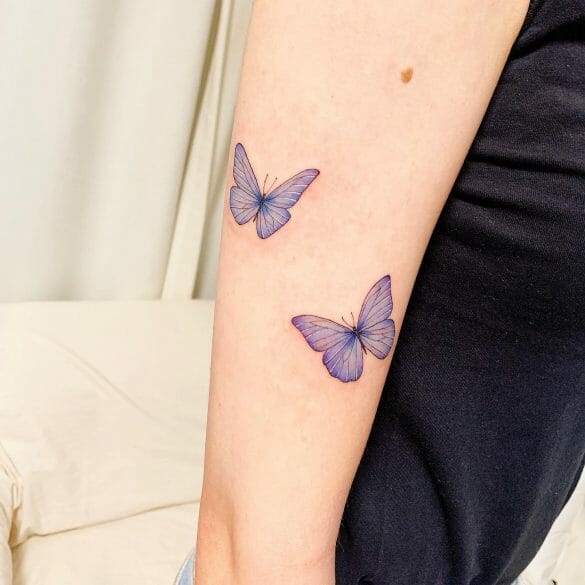 33 Amazing Small Butterfly Wrist Tattoos For 2024!