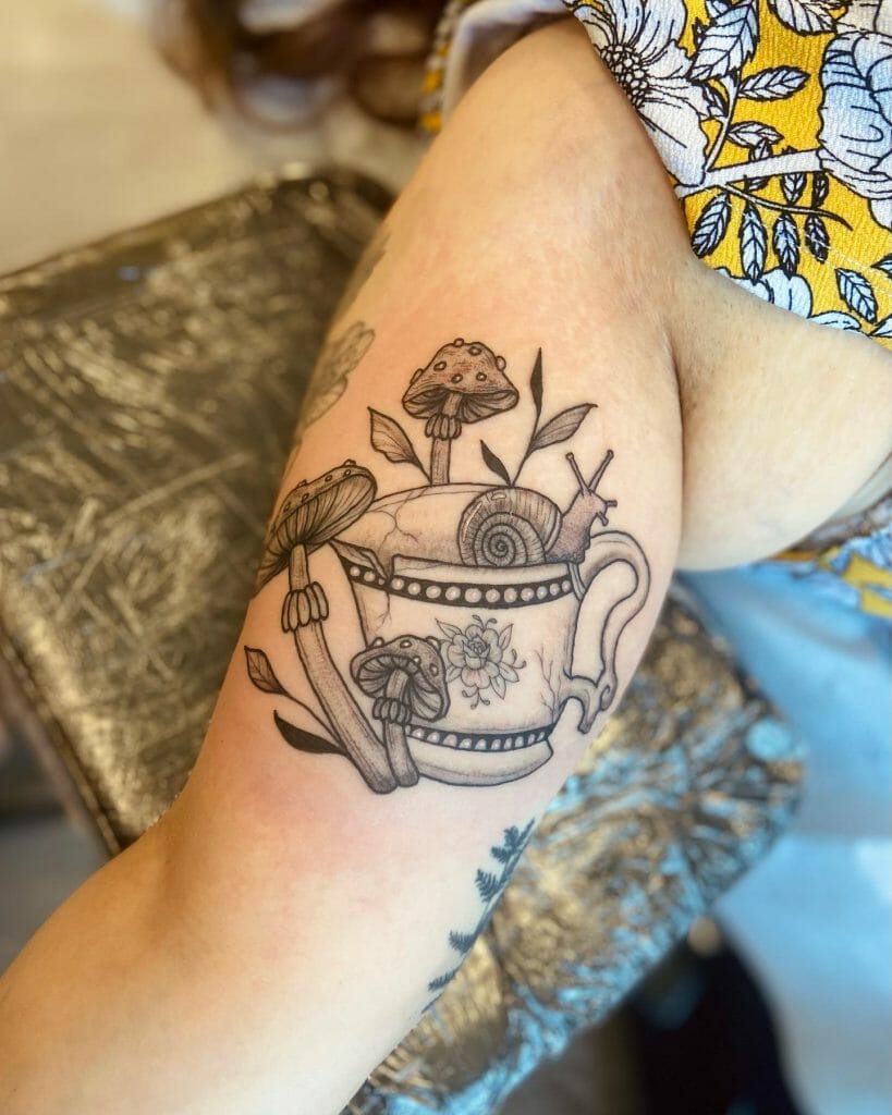 Broken Teacup Tattoo