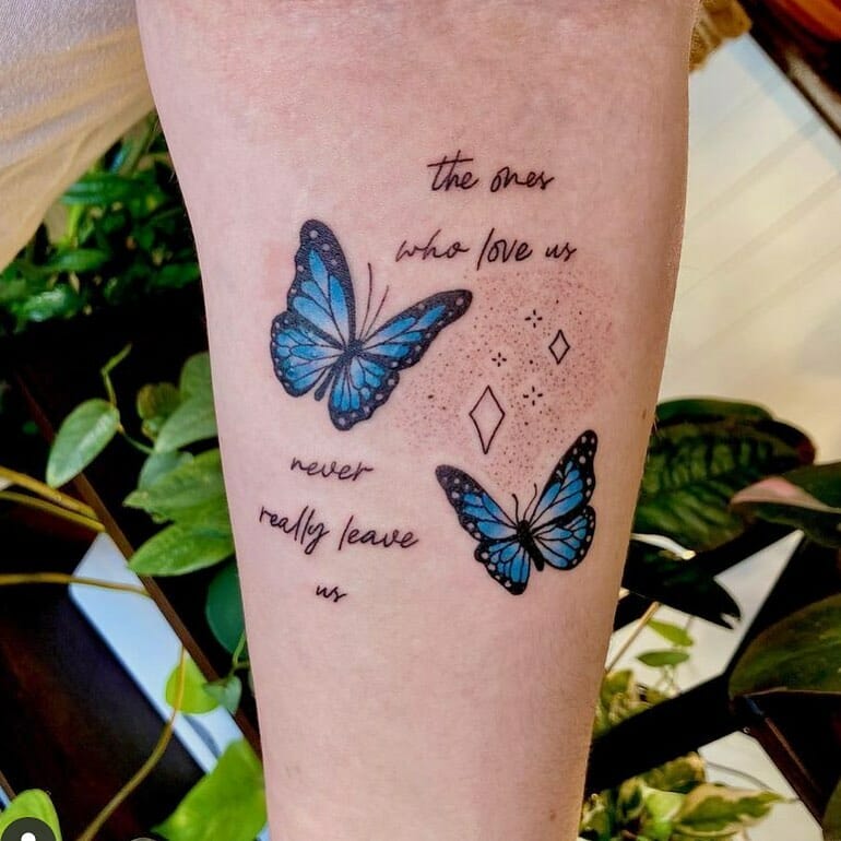 Butterfly Tattoo For Someone Who Passed Away
