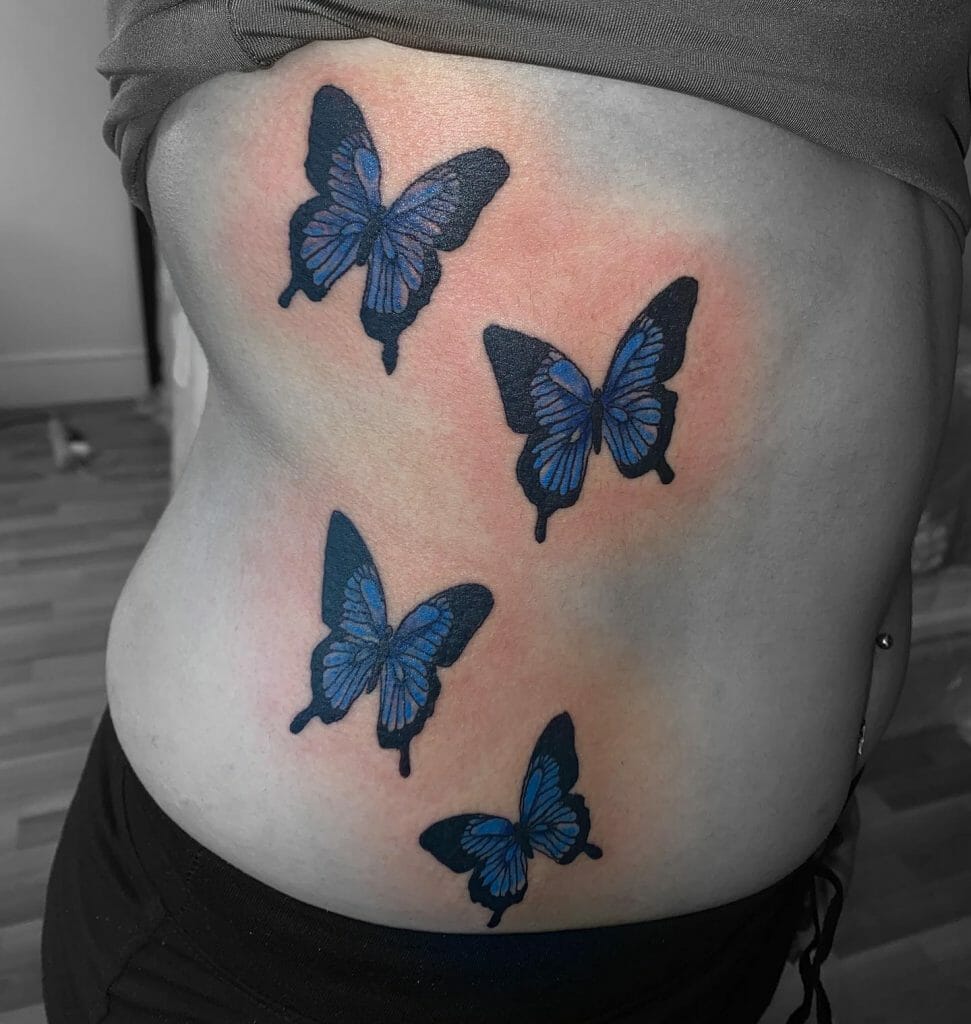 Butterfly Tattoo Ribs