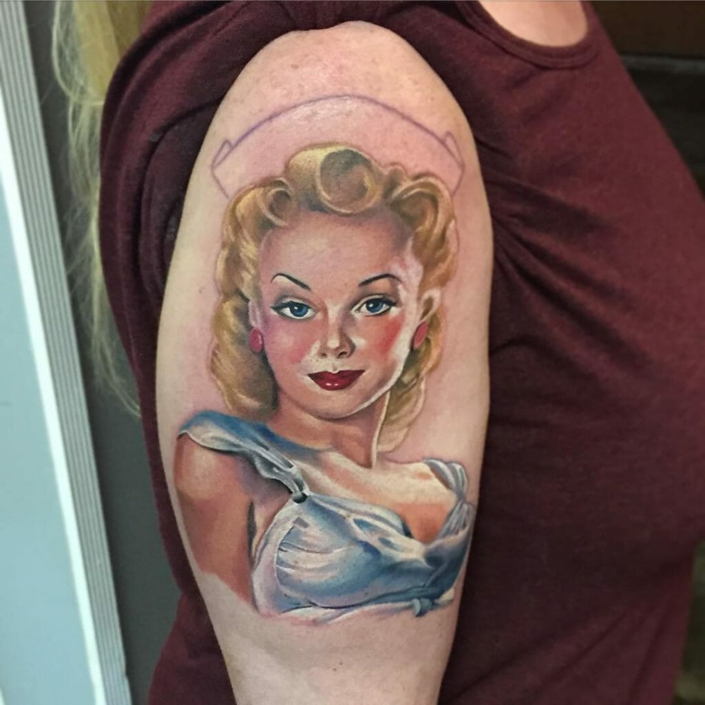 Vintage Nurse Tattoo