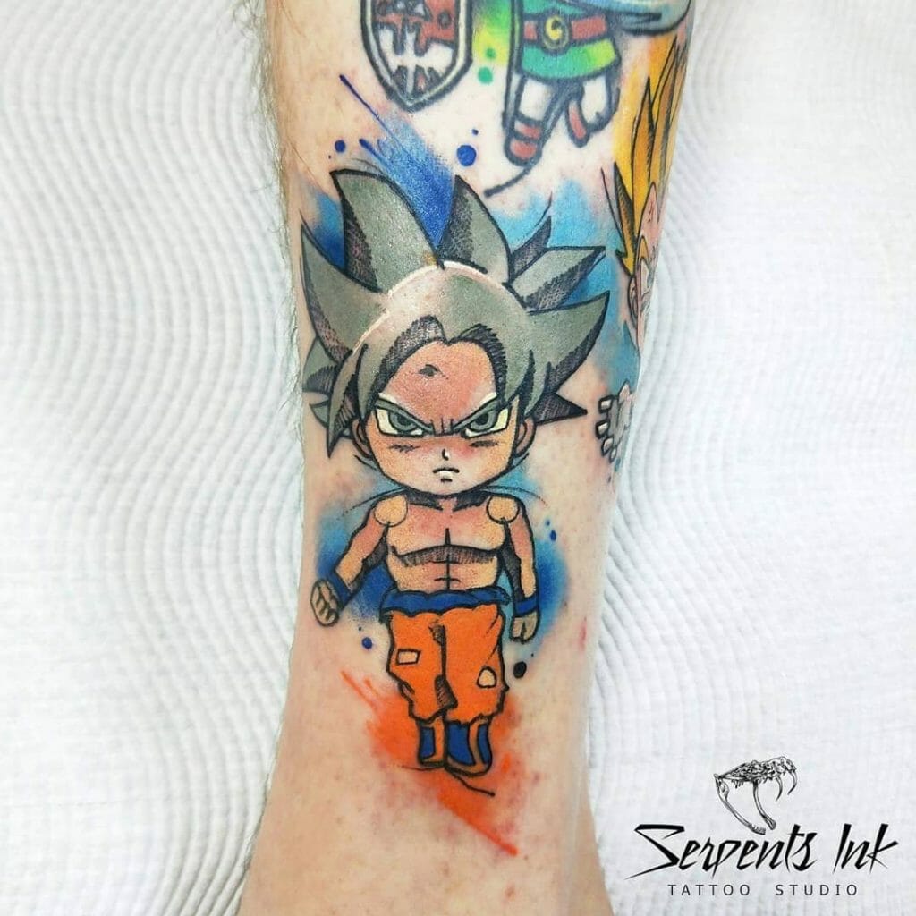 Dragon Ball Z Cute Tattoo