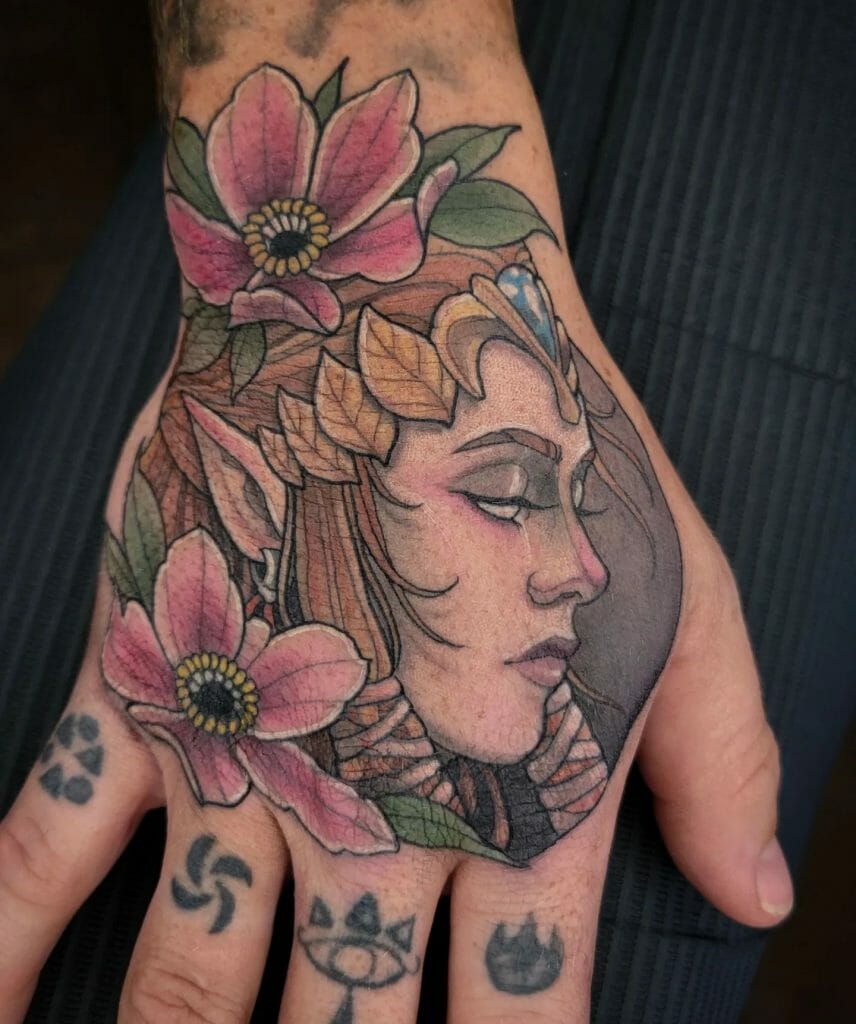 Female Hand Tattoo