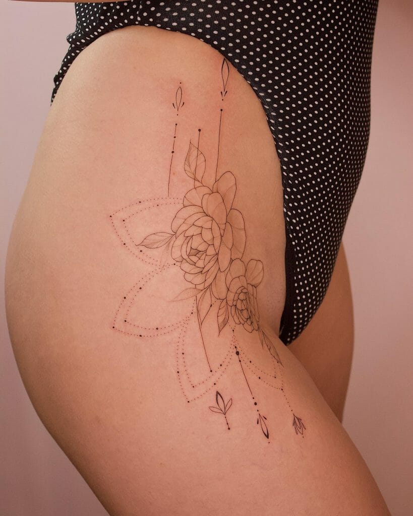 Floral Hip Tattoo ideas