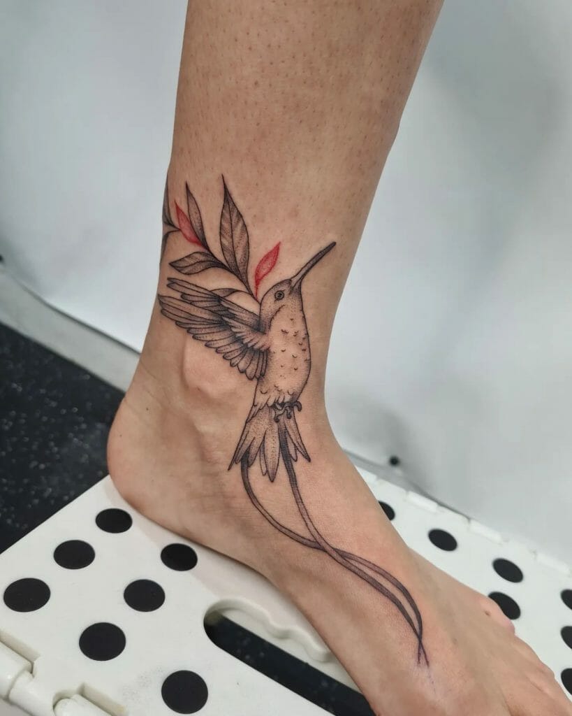 Foot Tattoos For Women With Birds