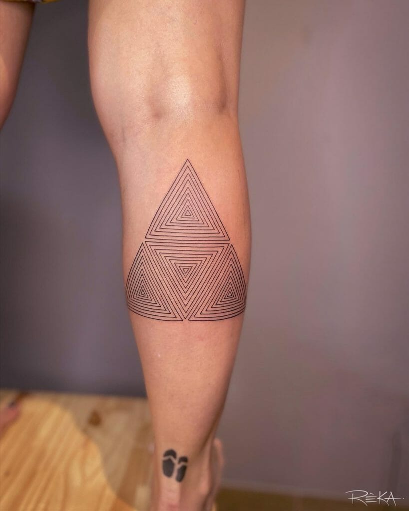 Geometric Triangle Tattoo Designs